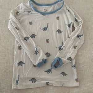Kyte Baby Long Sleeve Pajamas, 3T, dinosaur print